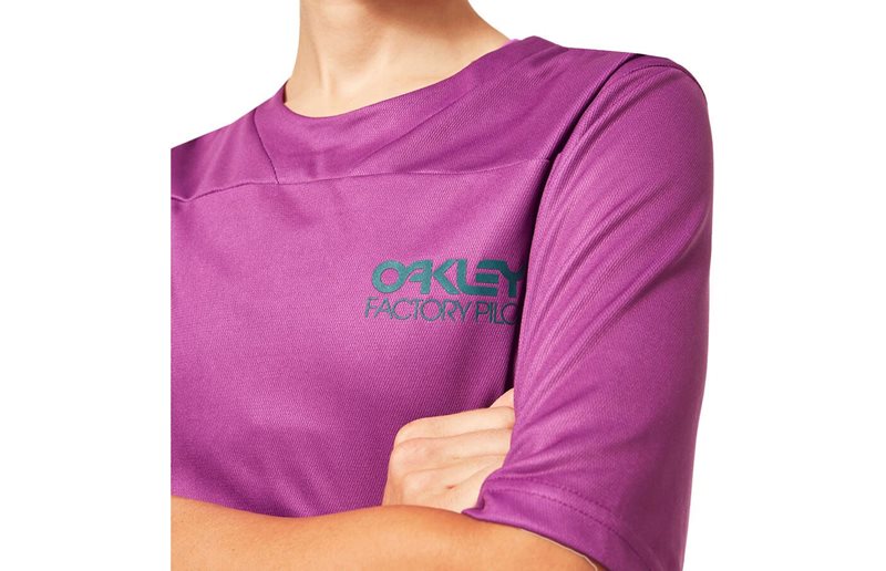 Oakley Naisten pyöräilypaita Factory Pilot Lite II SS Jersey Women Ultra Purple