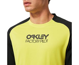 Oakley Factory Pilot MTB II LS Jersey Men Black/Sulphur