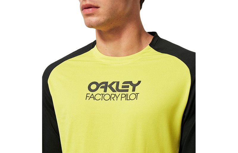 Oakley Factory Pilot MTB II LS Jersey Men Black/Sulphur