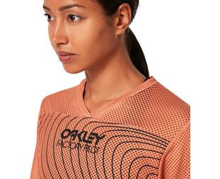 Oakley Factory Pilot RC LS Jersey Women Soft Orange