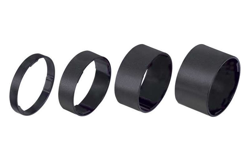 BBB Ohjainlaakerin spacerit Lightspace 1 1/8" Musta