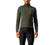 Castelli Pyöräilytakki Go Jacket Men Military Green/Fiery Red