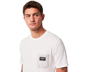 Oakley Classic B1B Pocket T-Shirt Men White/Grey