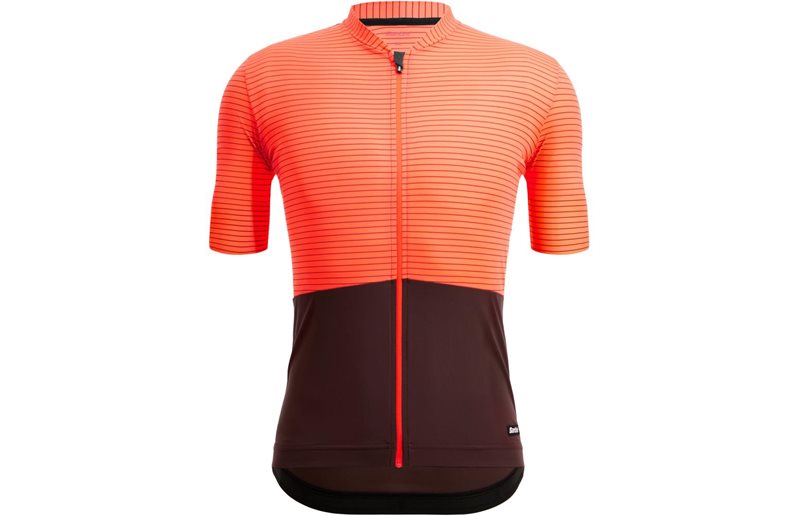 Santini Colore Riga SS Jersey Men Orange