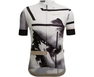 Santini Pyöräilypaita Delta Berg SS Jersey Men White