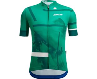 Santini Pyöräilypaita Delta Berg SS Jersey Men Green