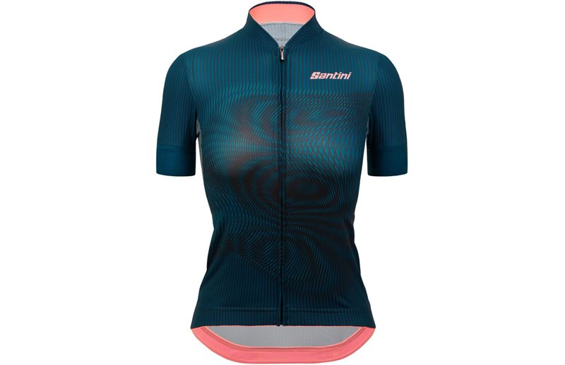 Santini Delta Vortex SS Jersey Women Teal