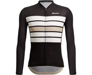 Santini Eco Sleek Bengal LS Jersey Men Black