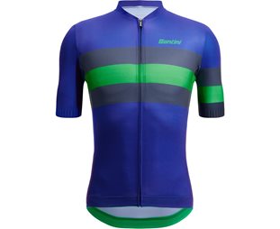 Santini Eco Sleek Bengal SS Jersey Men Nautical Blue