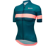 Santini Naisten pyöräilypaita Eco Sleek Bengal SS Jersey Women Teal