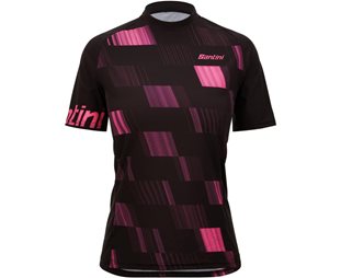 Santini Fibra SS Jersey Women Black