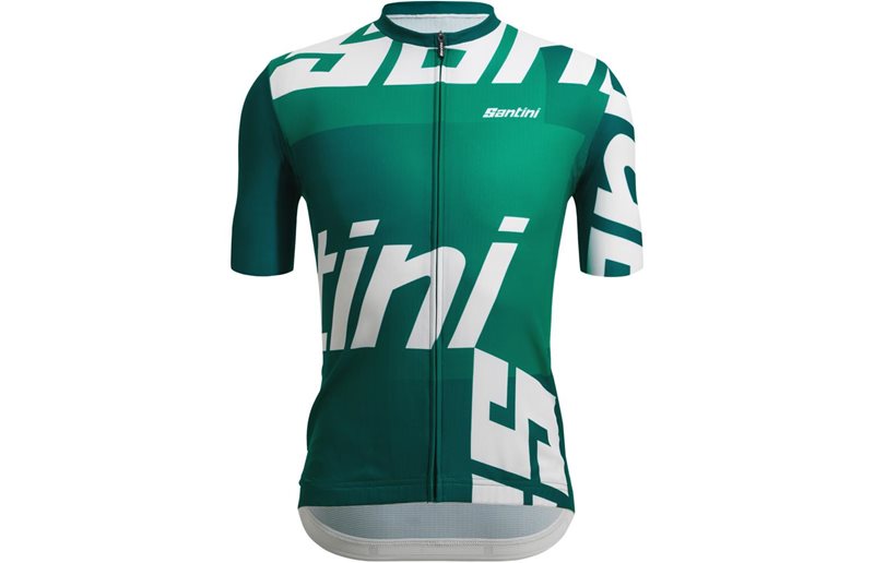 Santini Karma Logo SS Jersey Men Green