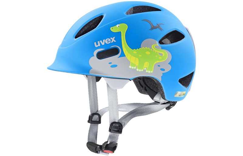 Uvex Oyo Sykkelhjelm Kids Dino Blue Mat