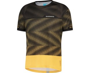 Shimano Myoko SS Jersey Men Mustard Yellow