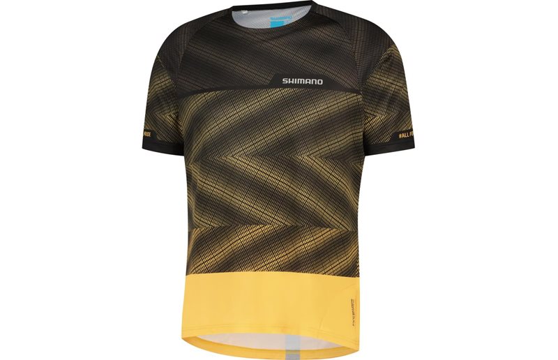 Shimano Myoko SS Jersey Men Mustard Yellow