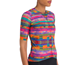 Sportful Naisten pyöräilypaita Glitch Bomber Jersey Women Multicolor Pink