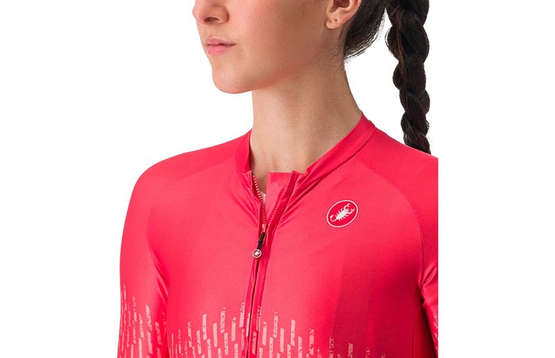 Castelli Aero Pro Jersey Women Hibiscus