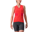 Castelli Naisten pyöräilypaita Anima 4 Sleeveless Jersey Women Hibiscus/Soft Orange