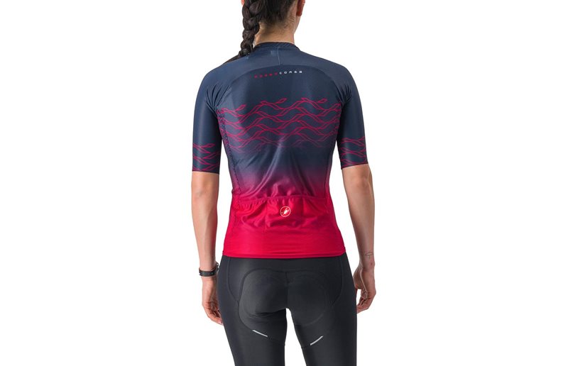 Castelli Naisten pyöräilypaita Climber's 2.0 Jersey Women Belgian Blue/Persian Red