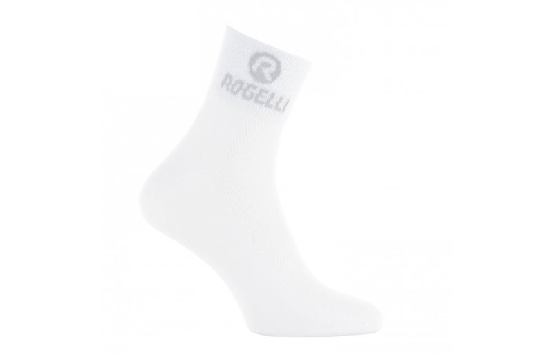 Rogelli Cykelstrumpor Promo Socks White