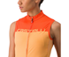 Castelli Velocissima Sleeveless Jersey Women Soft Orange/Scarlet Lava