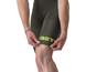 Castelli Pyöräilyshortsit Premio Black Limited Edition Bib Shorts Men Deep Green/Electric Lime