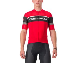 Castelli Scorpione 3 Jersey Men Red/Black/Gunmetal Gray