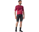 Castelli Pyöräilypaita Speed Strada Jersey Men Bordeaux/Persian Red