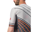 Castelli Pyöräilypaita Speed Strada Jersey Men Moon Gray/Dark Gray/Scarlet Ibis