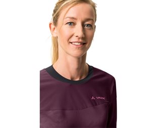 VAUDE Naisten pyöräilypaita Moab Pro LS Shirt Women Cassis