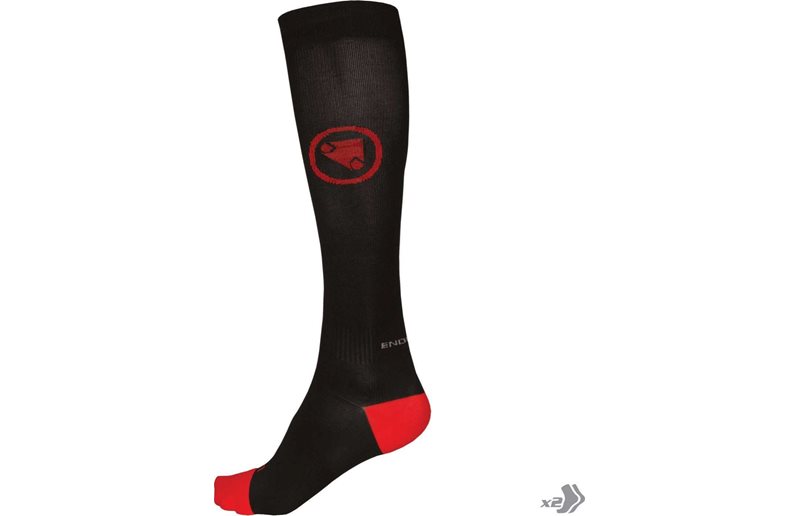 Endura Pyöräilysukat kompressiosukat 2-Pack