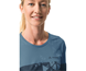 VAUDE Naisten pyöräilypaita Moab V LS T-shirt Women Blue Gray