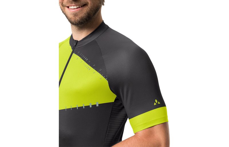 VAUDE Pyöräilypaita Posta Full-Zip Tricot Men Bright Green