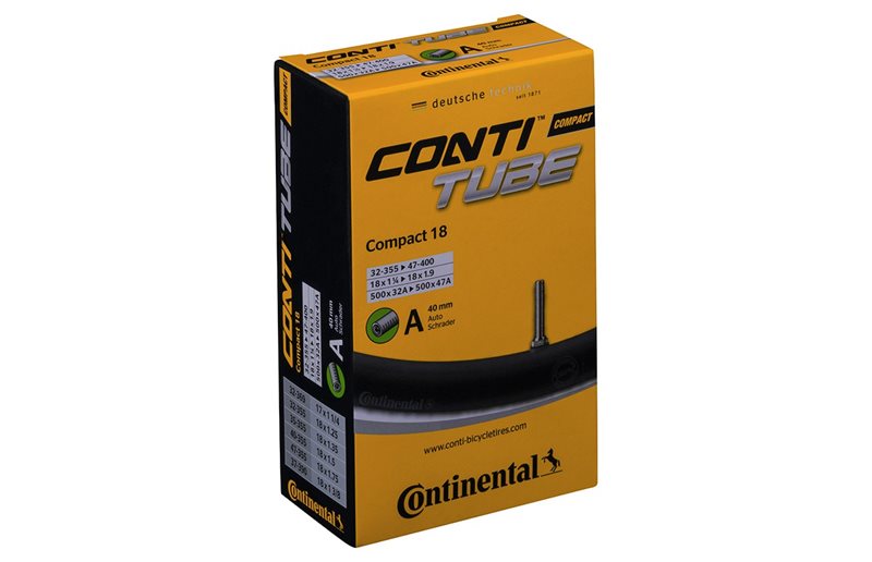 Cykelslang Continental Compact 18'' Schrader 40mm 32/47-355/400