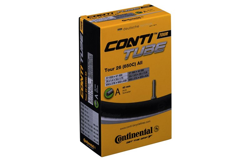 Cykelslang Continental Tour All 26" Schrader 40mm 37/47-559/44-590