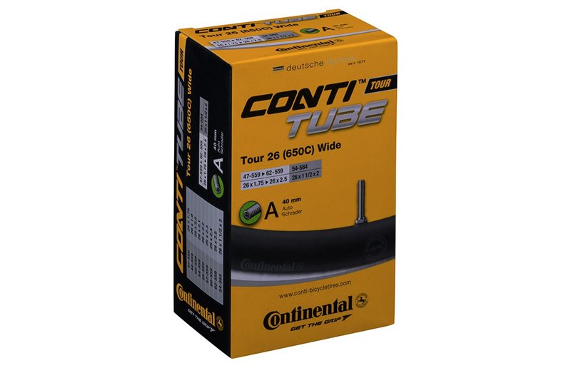 Sykkelslange Continental Tour Wide 26" Schrader 40mm 47/62-559