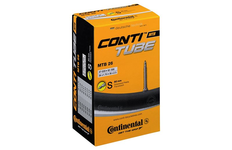 Cykelslang Continental MTB 26" Presta 60mm 47/62-559