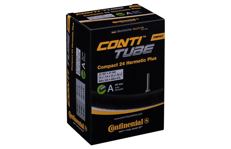 Continental Polkupyörän sisärengas Compact Tube Hermetic Plus 32/47-507/544 Autoventtiili 40 mm