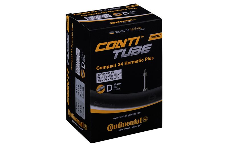 Continental Cykelslang Compact Tube Hermetic Plus 32/47-507/544 Cykelventil 40 mm