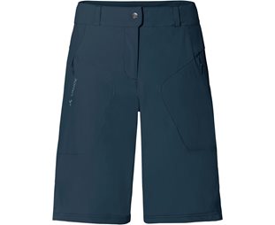 VAUDE Naisten pyöräilyshortsit Altissimo II Shorts Women Dark Sea
