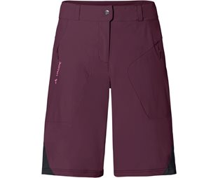 VAUDE Naisten pyöräilyshortsit Altissimo II Shorts Women Cassis