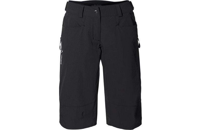 VAUDE Naisten pyöräilyshortsit Moab IV Shorts Women Black Uni
