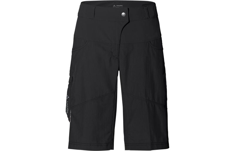 VAUDE Naisten pyöräilyshortsit Qimsa Shorts Women Black Uni