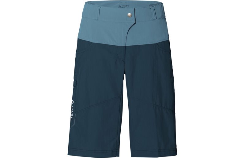 VAUDE Naisten pyöräilyshortsit Qimsa Shorts Women Dark Sea Uni
