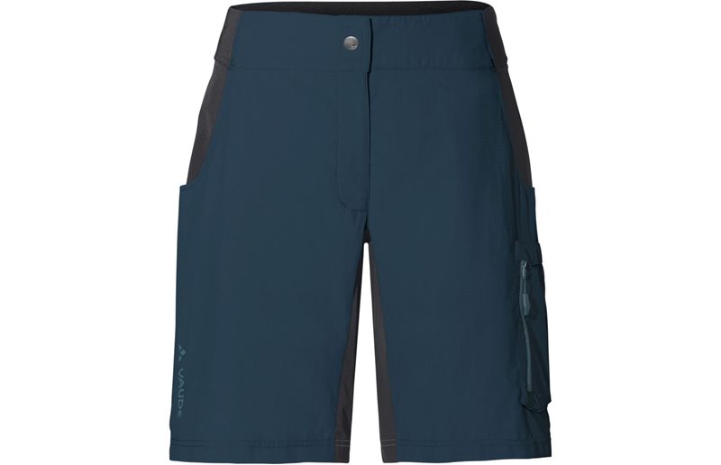 VAUDE Naisten pyöräilyhousut Qimsa Shorty Women Dark Sea