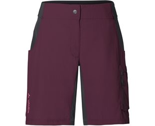 VAUDE Naisten pyöräilyhousut Qimsa Shorty Women Cassis