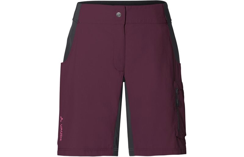 VAUDE Naisten pyöräilyhousut Qimsa Shorty Women Cassis