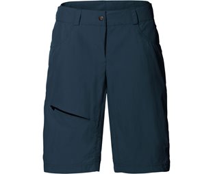VAUDE Naisten pyöräilyshortsit Tamaro II Shorts Women Dark Sea
