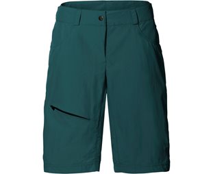 VAUDE Naisten pyöräilyshortsit Tamaro II Shorts Women Mallard Green