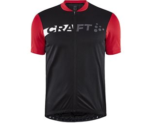 Craft Core Endur Logo SS Jersey Men Black-Bright Red